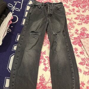 black washed hollister jeans size 24